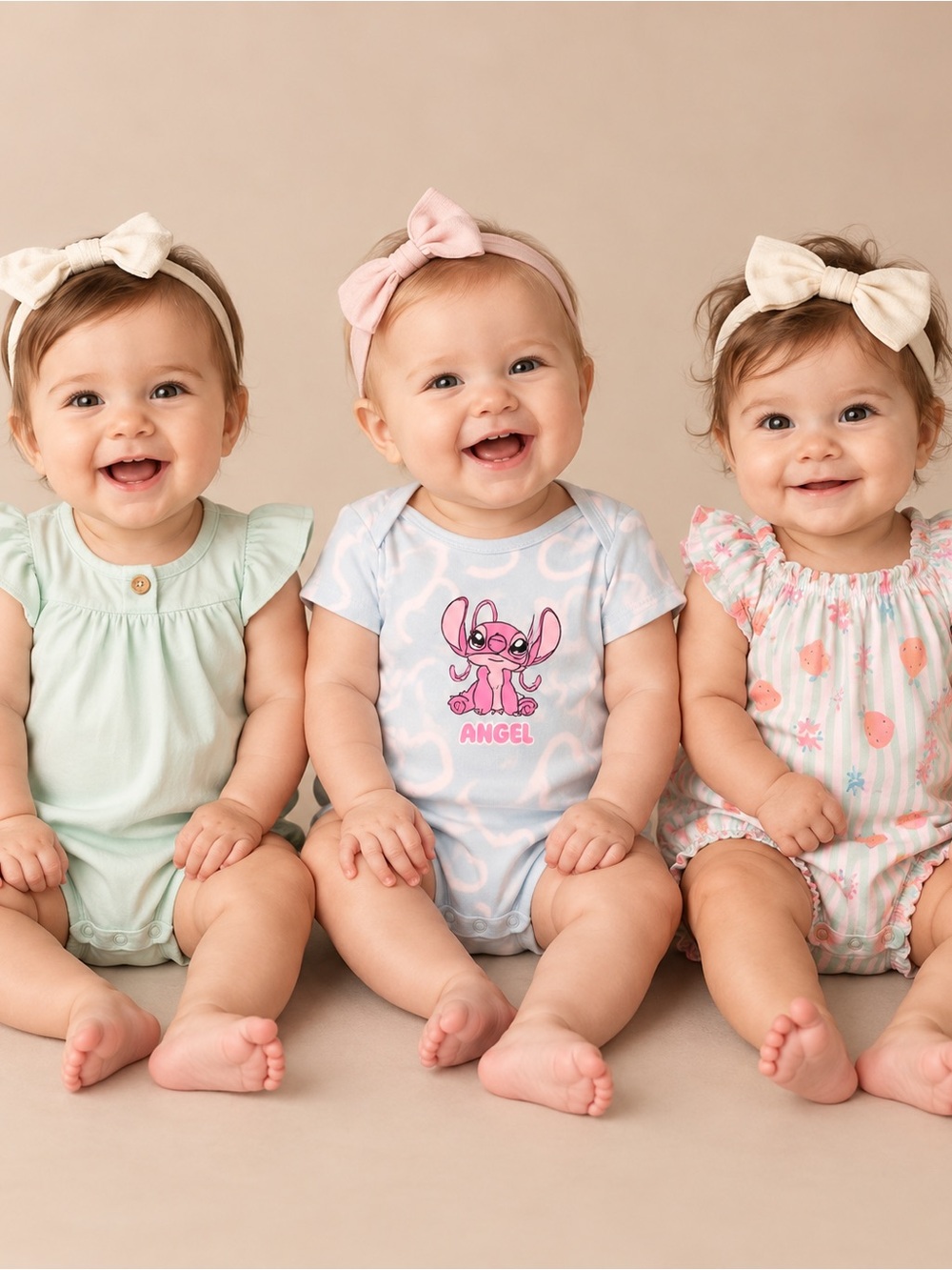 Carter's Pink 'Angel' Graphic Baby One-Piece Bodysuit